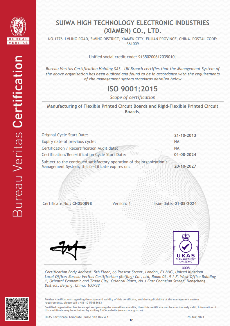 ISO9001证书
